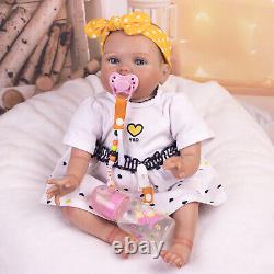 Real Alive Lifelike Reborn Baby Dolls Vinyl Silicone Girl Doll Realistic Newborn