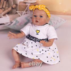 Real Alive Lifelike Reborn Baby Dolls Vinyl Silicone Girl Doll Realistic Newborn