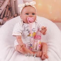 Real Alive Looking Reborn Baby Dolls Vinyl Silicone Newborn Girl Lifelike Gifts
