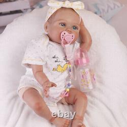 Real Alive Looking Reborn Baby Dolls Vinyl Silicone Newborn Girl Lifelike Gifts