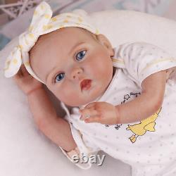 Real Alive Looking Reborn Baby Dolls Vinyl Silicone Newborn Girl Lifelike Gifts