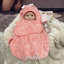 Real Handmade Reborn Baby Dolls 18in Full Body Platinum Silicone Baby Girl Doll