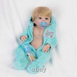 Real Lifelike Reborn Baby Dolls Realistic Girl+Boy Full Body Vinyl Silicone Gift