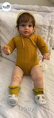 Real Look Reborn Toddler Dolls 26 Inch Realistic Baby Doll Soft Silicone Weighte