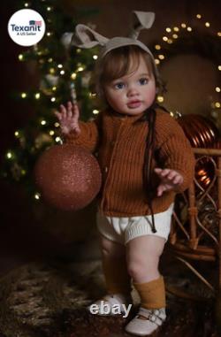 Real Look Reborn Toddler Dolls 26 Inch Realistic Baby Doll Soft Silicone Weighte