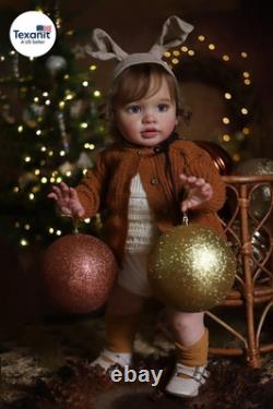 Real Look Reborn Toddler Dolls 26 Inch Realistic Baby Doll Soft Silicone Weighte