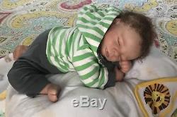 Realborn Baby Charles Asleep by Denise Pratt-preowned. READY TO SHIP