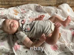 Realborn Emma Sleeping Reborn Doll by Bountiful Baby COA