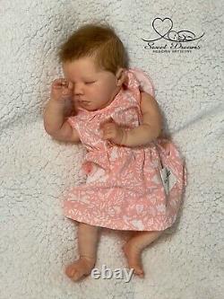 Realborn Felicity asleep by Bountiful Baby, OOAK, Lifelike, Realistic Baby Doll