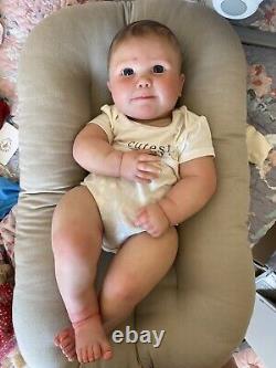 Realborn June 7 Months Awake Reborn Toddler Baby Doll