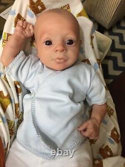 Realborn Reborn Baby Thomas Awake Bountiful Baby SOLE COA Realistic Baby Doll