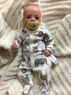 Realborn Reborn Baby Thomas Awake Bountiful Baby SOLE COA Realistic Baby Doll