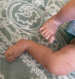 Realborn Reborn Baby Thomas Awake Bountiful Baby SOLE COA Realistic Baby Doll