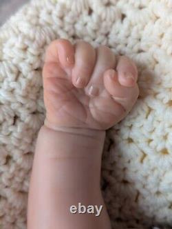 Realborn Reborn Doll Landon Sleeping by Bountiful Baby with COA
