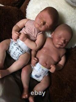 Realborn Reese Sleeping twins- Full Arms/Legs 20, So Darling