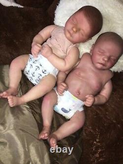 Realborn Reese Sleeping twins- Full Arms/Legs 20, So Darling