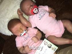 Realborn Reese Sleeping twins- Full Arms/Legs 20, So Darling