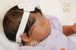 Realborn Skya Reborn Doll Biracial Newborn Rooted Hair Full Vinyl Limbs