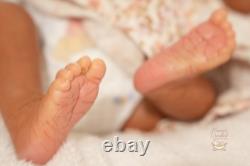 Realborn Skya Reborn Doll Biracial Newborn Rooted Hair Full Vinyl Limbs