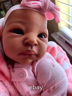 Realborn reborn baby dolls Thandie cuddle baby