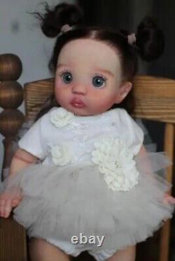 Realistic 16 Artist Painted Girl Peeka Reborn Baby Doll Rooted Hair Vinyl Gifts