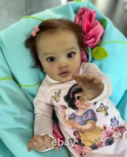 Realistic 26in Assembled Toddler Girl Reborn Baby Doll Hand-Rooted Hair Toy Gift