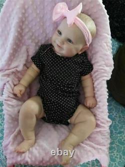 Realistic Handmade Reborn Baby Dolls Vinyl Silicone Newborn Girl Doll Soft Body