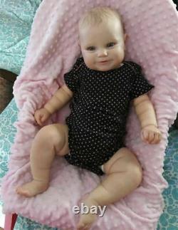 Realistic Handmade Reborn Baby Dolls Vinyl Silicone Newborn Girl Doll Soft Body