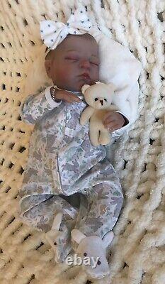 Realistic Lifelike 4 Pound 18 inch Baby Dolls Painted Newborn Reborn Sleeping