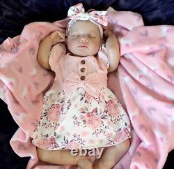 Realistic Lifelike 6 Pound 20 inch Baby Dolls Painted Newborn Reborn Sleeping