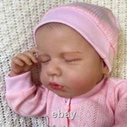 Realistic Lifelike 6 Pound 20 inch Baby Dolls Painted Newborn Reborn Sleeping