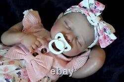 Realistic Lifelike 6 Pound 20 inch Baby Dolls Painted Newborn Reborn Sleeping