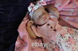 Realistic Lifelike 6 Pound 20 inch Baby Dolls Painted Newborn Reborn Sleeping