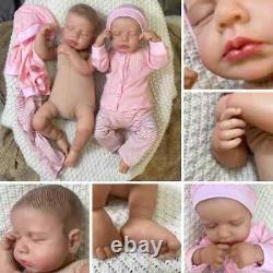 Realistic Lifelike 6 Pound 20 inch Baby Dolls Painted Newborn Reborn Sleeping