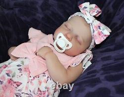 Realistic Lifelike 6 Pound 20 inch Baby Dolls Painted Newborn Reborn Sleeping