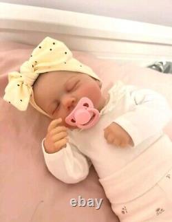 Realistic Lifelike 6 Pound 20 inch Baby Dolls Painted Newborn Reborn Sleeping