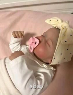 Realistic Lifelike 6 Pound 20 inch Baby Dolls Painted Newborn Reborn Sleeping