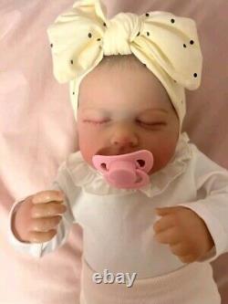 Realistic Lifelike 6 Pound 20 inch Baby Dolls Painted Newborn Reborn Sleeping