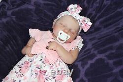 Realistic Lifelike 6 Pound 20 inch Baby Dolls Painted Newborn Reborn Sleeping