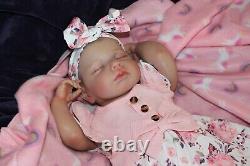 Realistic Lifelike 6 Pound 20 inch Baby Dolls Painted Newborn Reborn Sleeping