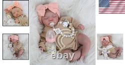 Realistic Reborn Baby Doll 20 Inch Soft Cloth Body Role Play Nurturing
