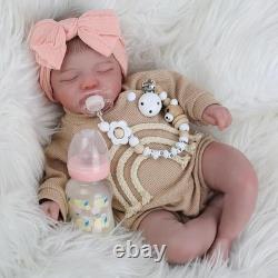 Realistic Reborn Baby Doll 20 Inch Soft Cloth Body Role Play Nurturing
