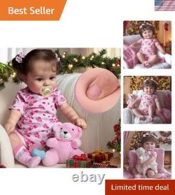 Realistic Reborn Baby Doll 20-Inch with Accessories & Gift Box for Kids