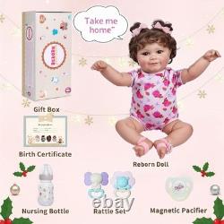 Realistic Reborn Baby Doll 20-Inch with Accessories & Gift Box for Kids