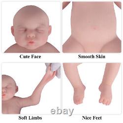 Realistic Reborn Baby Dolls Full Body Silicone Newborn Baby Doll Lifelike Soft