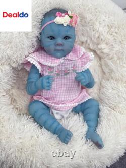 Realistic Reborn Baby Dolls Silicone Full Body Girls 18 Inch Real Life Avatar Ba