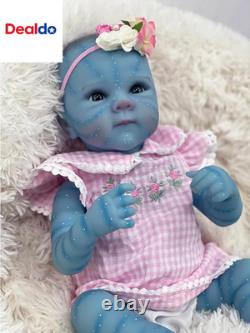 Realistic Reborn Baby Dolls Silicone Full Body Girls 18 Inch Real Life Avatar Ba