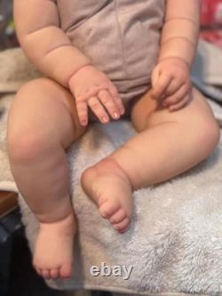 Realistic Reborn Toddler Dolls Boy 24 Inch Silicone Reborn Dolls Newborn Real Li