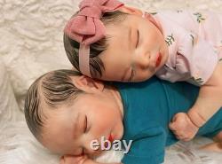 Realistic Reborn Twins Babies Boy And Girl Set