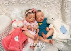 Realistic Reborn Twins Babies Boy And Girl Set